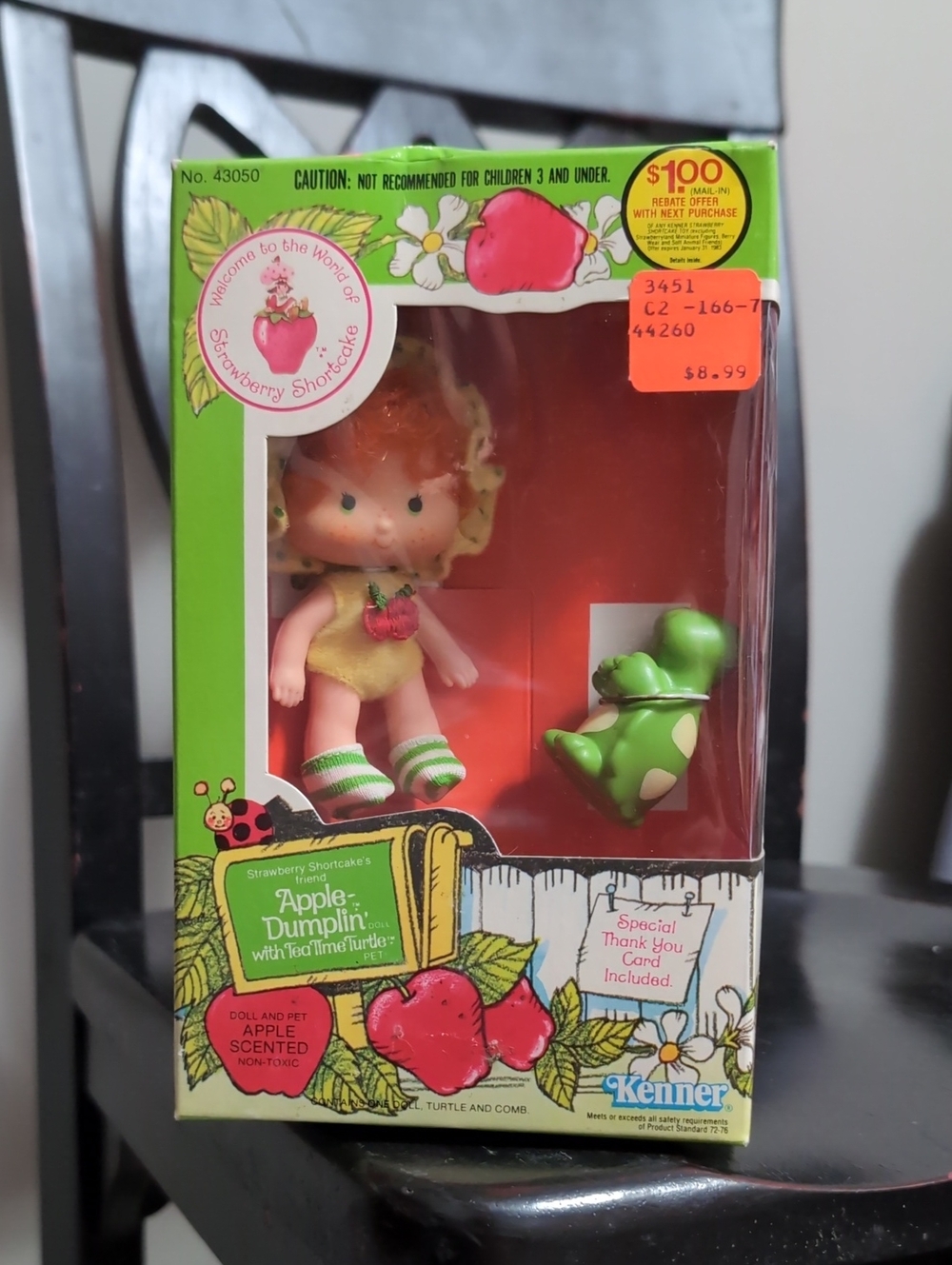 Strawberry Shortcake Apple Dumplin Doll with Pet - Green/Yellow - Kenner